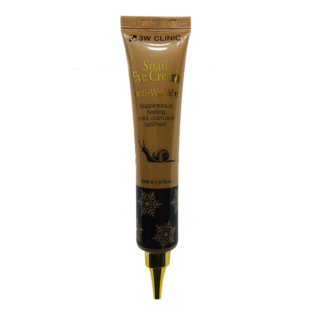 Крем для кожи вокруг глаз 3W Clinic Snail Eye Cream Anti-Wrinkle 40ml - ALCHEMY