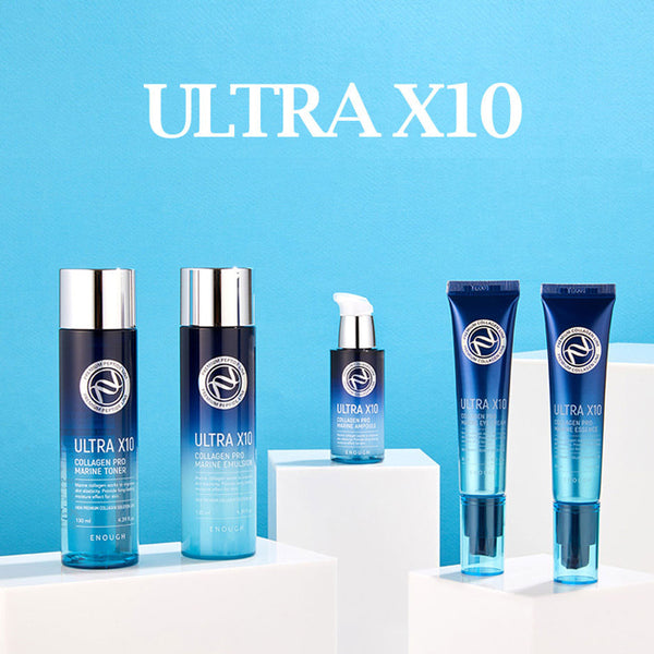 Набор увлажняющей косметики Enough Ultra X10 Collagen Pro Marine Set