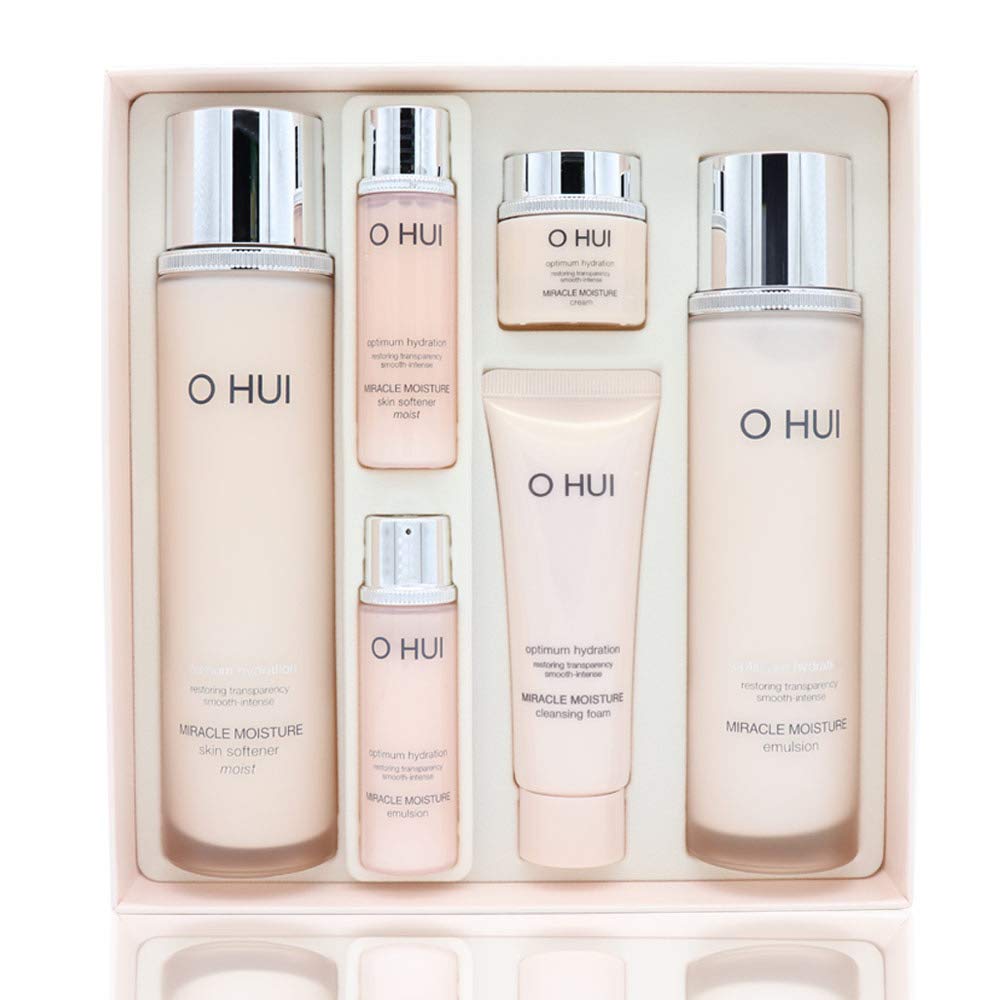 Люкс-класс набор косметики с церамидами O HUI Miracle Moisture Special Gift Set 6 Items - ALCHEMY