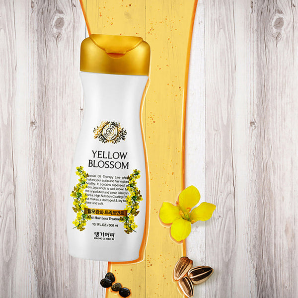 Бальзам от выпадения волос Daeng Gi Meo Ri Yellow Blossom Hair Loss Care Treatment с рапсовым маслом