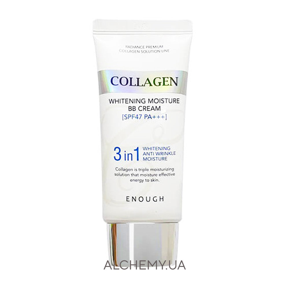 Осветляющий увлажняющий BB крем ENOUGH Collagen Whitening Moisture Cream 3 in 1 - 50ml - ALCHEMY