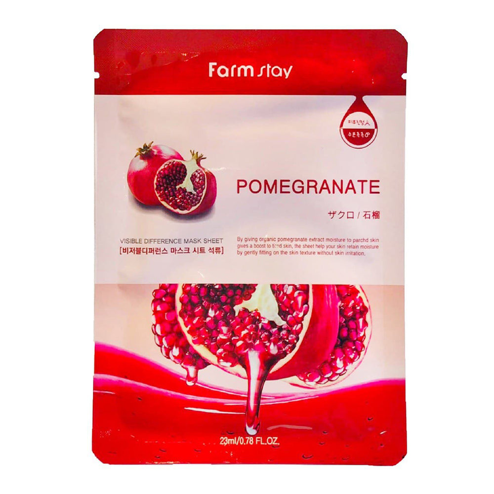 Тканевая маска FARM STAY Visible Difference Mask Sheet Pomegranate - ALCHEMY