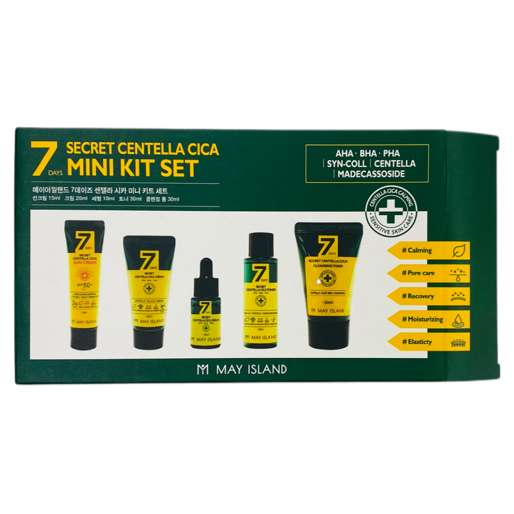 Набор миниатюр для проблемной кожи May Island 7Days Secret Centella Mini Kit Set
