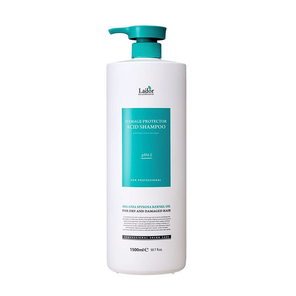 Бесщелочной шампунь с коллагеном LA'DOR Damaged Protector Acid Shampoo 1500 ml - ALCHEMY