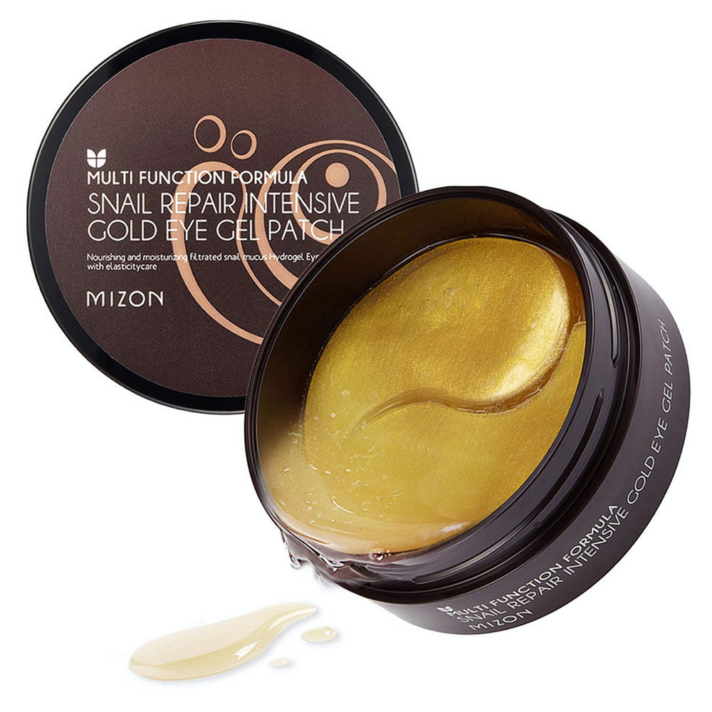 Интенсивные патчи для век с муцином улитки и золотом Mizon Snail Repair Intensive Gold Eye Gel Patch - ALCHEMY