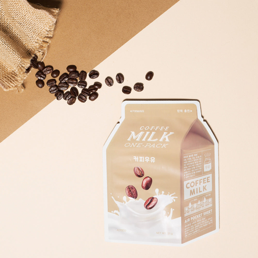 Тонизирующая тканевая маска A'PIEU Coffee Milk One-Pack Firming - ALCHEMY