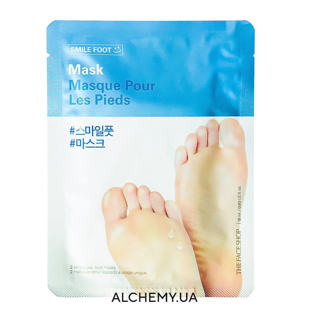 Смягчающая маска для ног THE FACE SHOP Smile Foot Mask - ALCHEMY