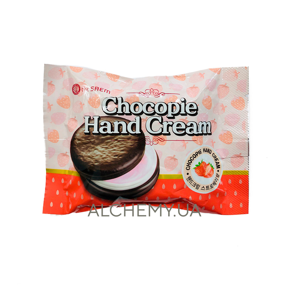 Крем для рук с экстрактом клубники THE SAEM Chocopie Hand Cream Strawberry - 35 ml - ALCHEMY
