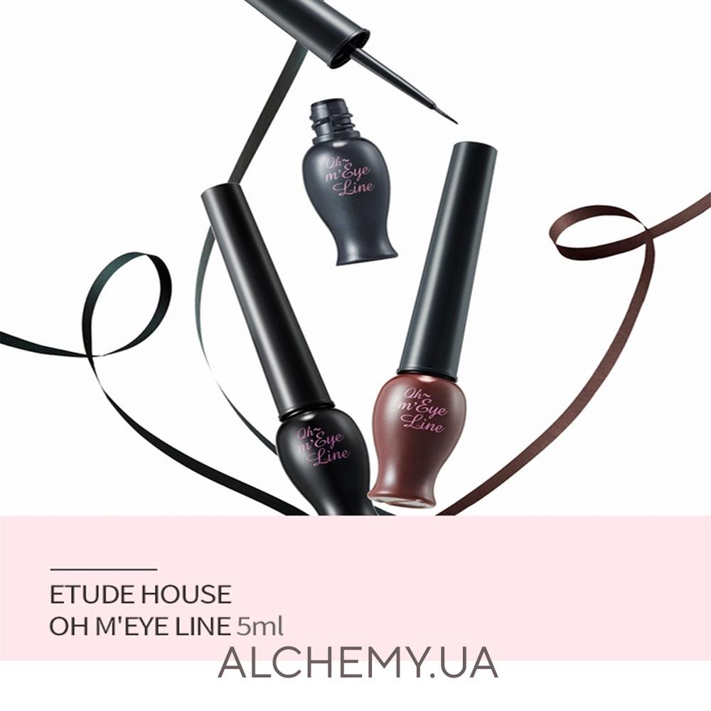 Жидкая подводка для глаз Etude House Oh M’Eye Line №01 Black 5 мл - ALCHEMY
