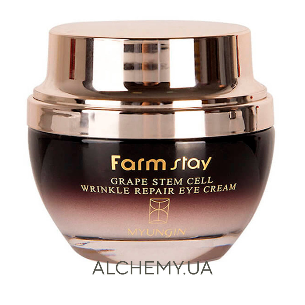 Крем для век со стволовыми клетками винограда FARM STAY Grape Stem Cell Wrinkle Repair EYE Cream - 30ml - ALCHEMY