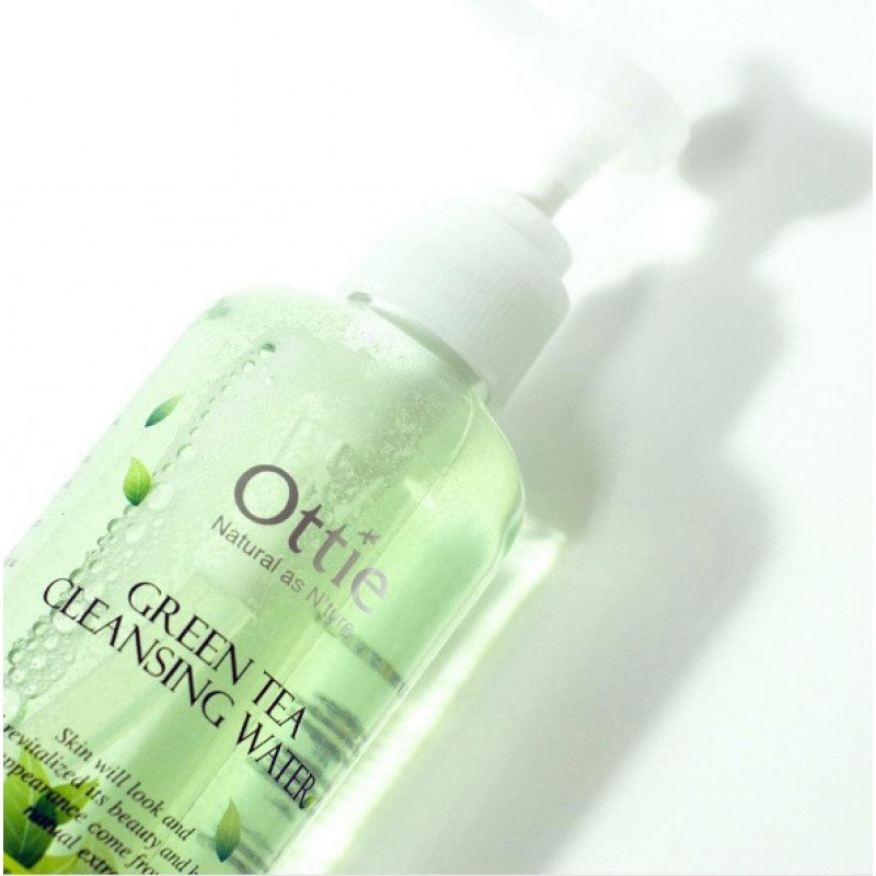 Очищающая вода для демакияжа Ottie Green Tea Cleansing Water 200 ml - ALCHEMY