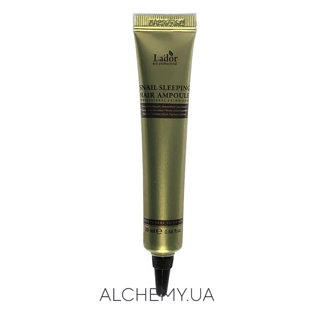 Интенсивно-восстанавливающая маска для волос La'dor Snail Sleeping Hair Ampoule 20ml - ALCHEMY