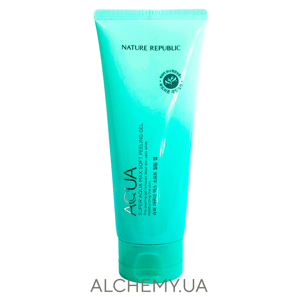 Пилинг-скатка с морским виноградом NATURE REPUBLIC Super Aqua Max Soft Peeling Gel 155 ml - ALCHEMY